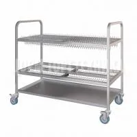 Тележка для тарелок и стаканов ТТС-Л-2-1200.600-02
