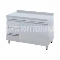 Стол-тумба с дверями СТ-С-1-1500.600-02-Р-3Л СТ-3/1500/600 с ящиками