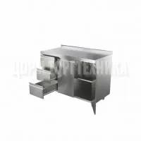 Стол-тумба с дверями СТ-С-1-900.600-02-Р-3Л СТ-3/900/600 с ящиками