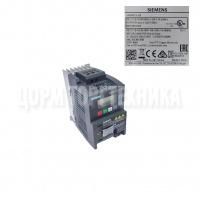 Преобразователь частотный Siemens Sinamics V20 (0,55кВт, 230В) 6SL32105BB155BV1 12000031801