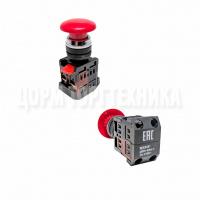 Кнопка СТОП AEA-22 220В NO+NC красная EKF
