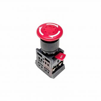 Кнопка СТОП AE-22 220В с фиксацией красная. BBG10-AE-K04 IEK