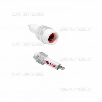 Лампа СКЛ15 красная 24В ММУ