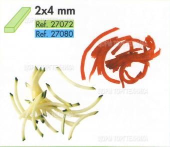 Диск-соломка Robot-coupe 2х4 мм 27080