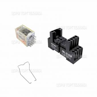 Реле RKF4CO524LT. 4CO.6А,24VAC в сборе