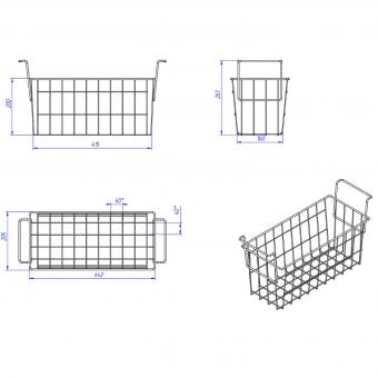 Корзина универсальная для ларей FROSTOR 600мм.